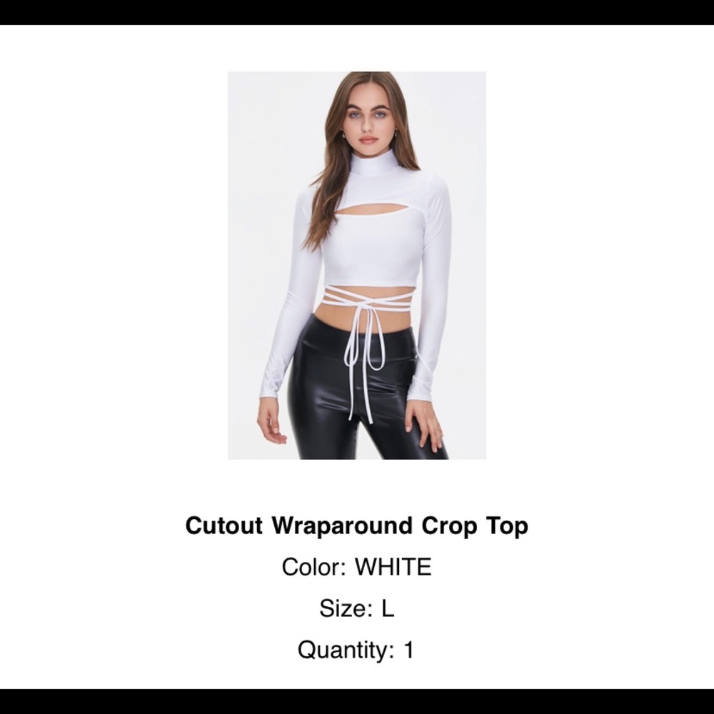 Chic White Crop Top